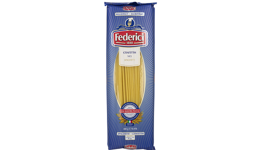 Макароны Federici изделия спагетти №3 Spaghetti 400 г