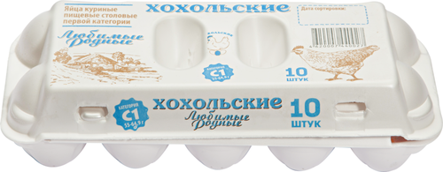

Яйца куриные Ряба пищевые С1, 10 шт.