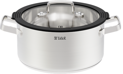 Кастрюля TALLER Expertise black 5.1л