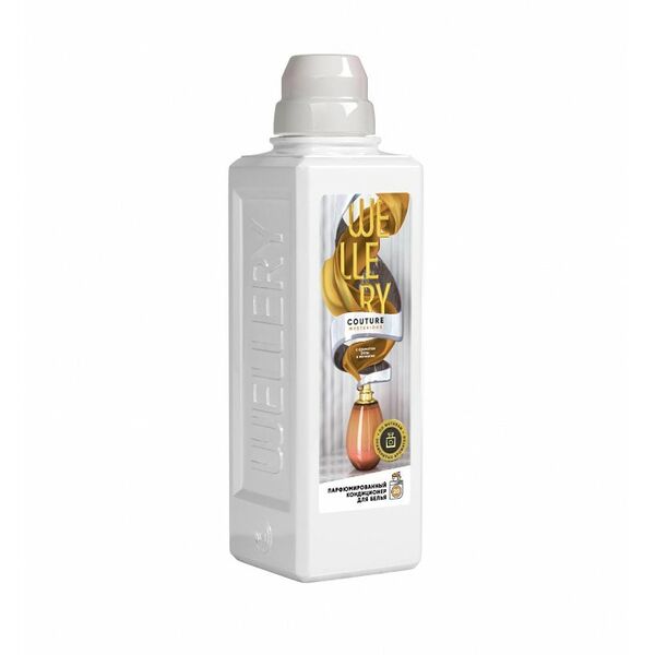 Парфюмированный кондиционер для белья, аромат розы и магнолии Wellery Couture Mysterious 1,0л ПЭТ