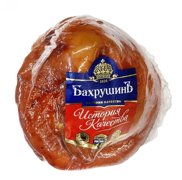 

Рулька Бахрушинъ свиная бескостная копчёно-варёная, вес до 800 г