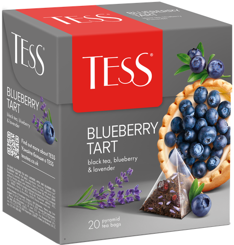 

Чай черный Tess Blueberry Tart в пирамидках 20 шт. 36 г