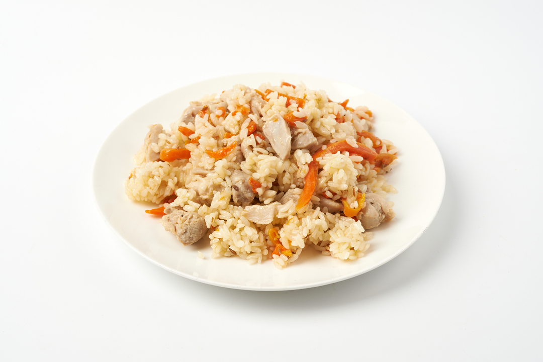 

Плов узбекский с курицей 250 г