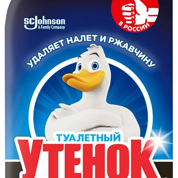 Чистящий гель для унитазов Туалетный утёнок Супер Сила Видимый эффект 500 мл