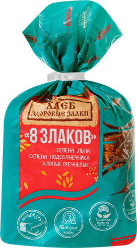 

Хлеб 8 злаков ржаной-пшеничный Покровский хлеб 300 г