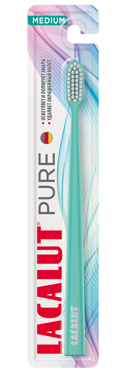 

Зубная щетка Lacalut Pure средняя, цвет в ассортименте