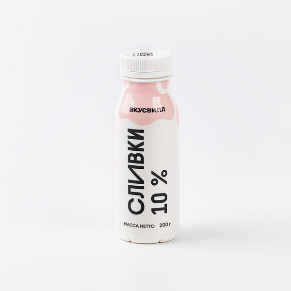 Сливки 10%, 200 г