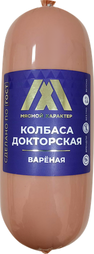 

Колбаса вареная Мясной характер Докторская 500 г