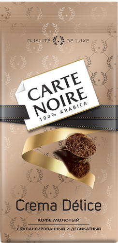 

Кофе молотый Carte Noire Crema Delice, 230 г