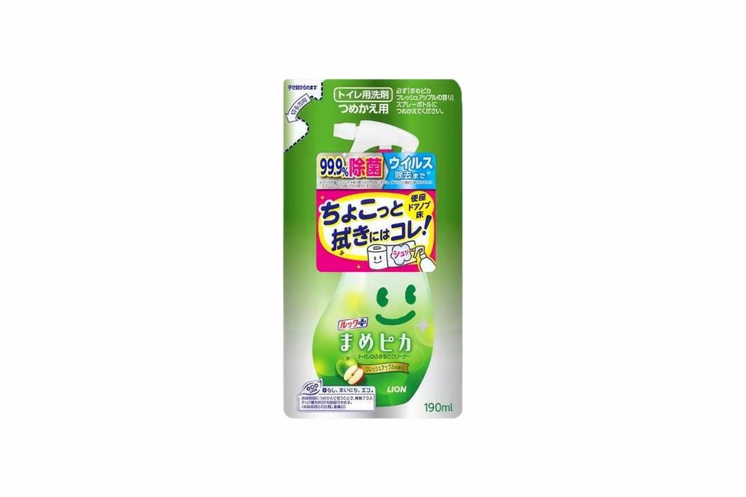 

Спрей чистящий и дезинфицирующий для унитаза Lion Яблочный 190 мл