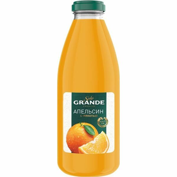 Сок Soko Grande апельсиновый восстановленный с мякотью для детей с 3-х лет пастеризованный 0.5 л