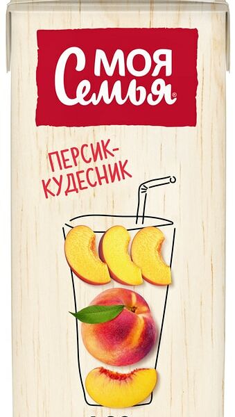 Напиток Моя Семья Персик-кудесник 1.93л