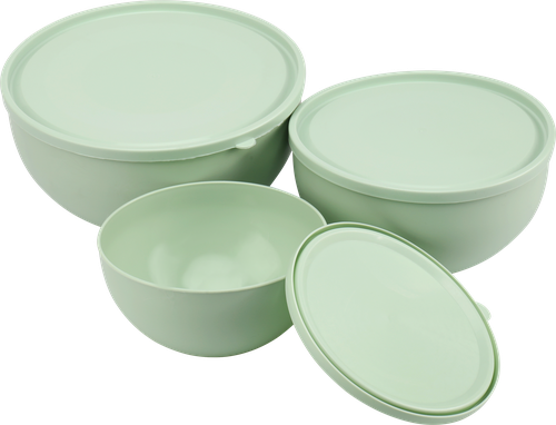 

Набор Hanplast салатницы с крышкой: 1.2 л, 2.5 л, 4 л