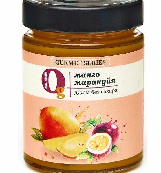 Джем Ноль грамм низкокалорийный Манго-маракуйя 240 г