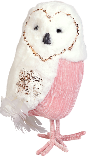 

Фигура новогодняя Homeclub Сова пушистая белый
