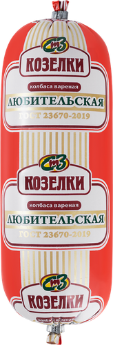 

Колбаса вареная Козелки Любительская ГОСТ весовая