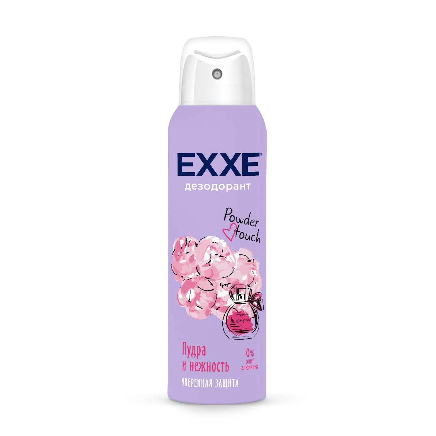 

Дезодорант-спрей женский Exxe Powder touch Пудра и нежность 150 мл