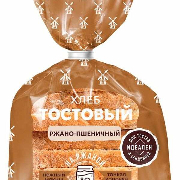 Хлеб Лимак тостовый ржано-пшеничный нарезка 300 г