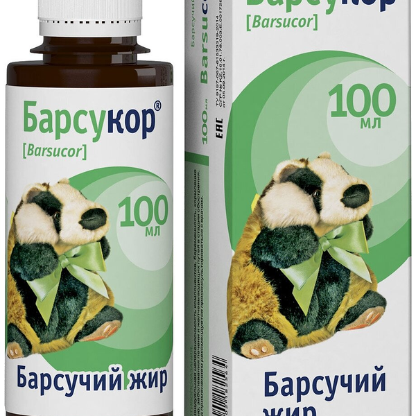 Барсукор Барсучий жир 100 мл