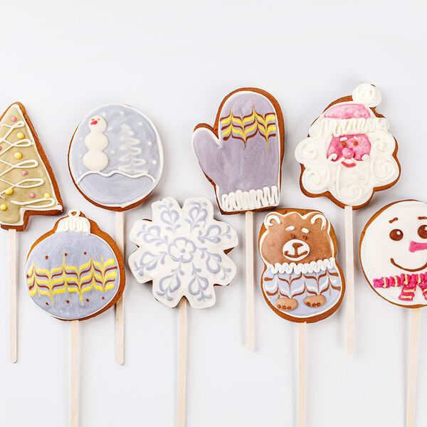 Пряник на палочке в ассортименте