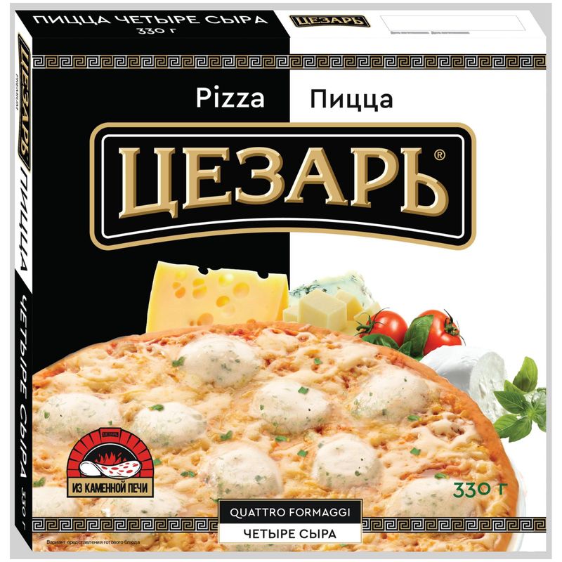 

Цезарь Пицца 4 сыра 330 г