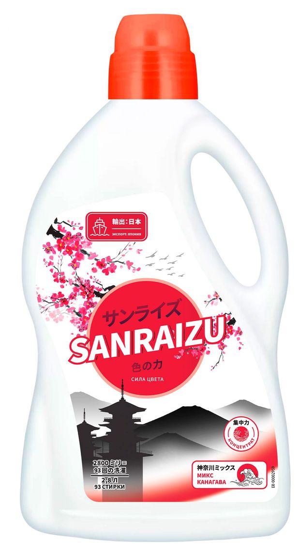 

Гель для стирки SANRAIZU Сила цвета 2,8 л