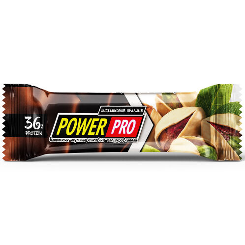 Power Pro 36% Protein протеиновый батончик фисташковое пралине 60 г 1 шт