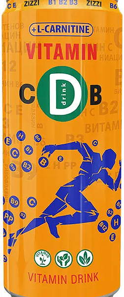 Витаминизированный напиток Zizzi Vitamin D газированный 430 мл