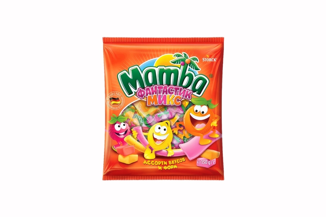 

Конфеты жевательные Mamba Фантастик Микс, 150 г