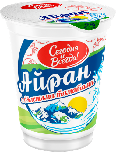 

Айран Сегодня и Всегда с вялеными томатами 1.8%, 200 г