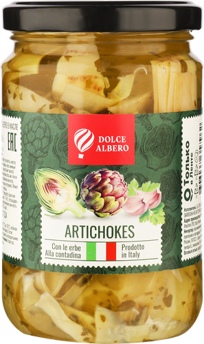 

Артишоки DOLCE ALBERO По-деревенски, в масле 314 мл