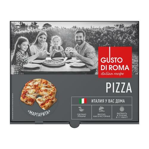Пицца Gusto Di Roma Римская Маргарита 390 г
