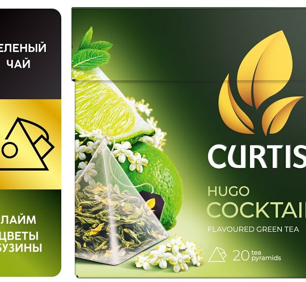 Чай зеленый Curtis Hugo Cocktail 20*1.8г