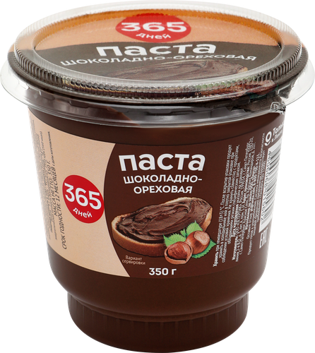 

Паста шоколадно-ореховая 365 ДНЕЙ, 350г