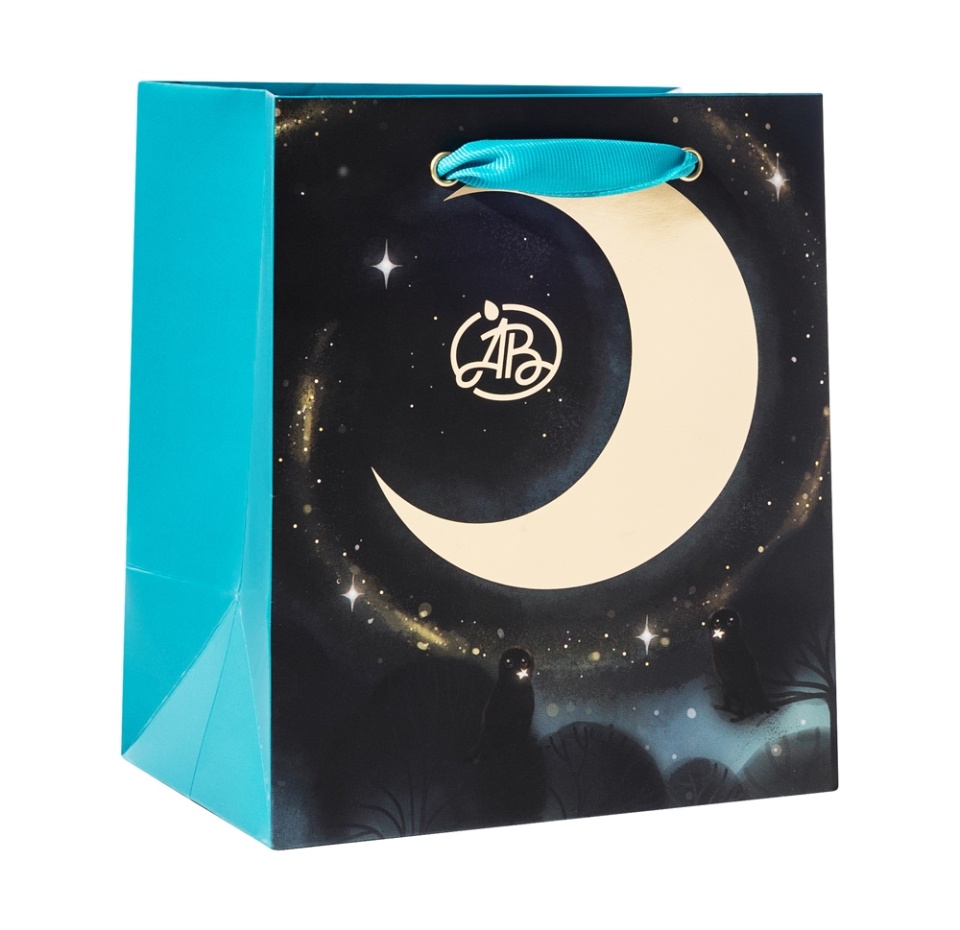 

Пакет подарочный Азбука Вкуса Волшебная ночь 15х17х10 см