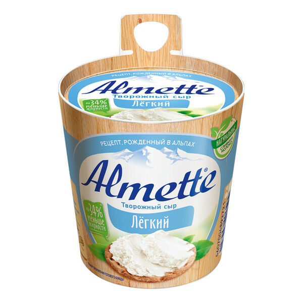 Сыр творожный Almette Лёгкий, 53%, 150 г