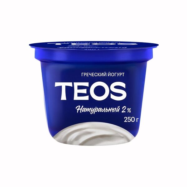 Йогурт греческий Teos 2%, 250г
