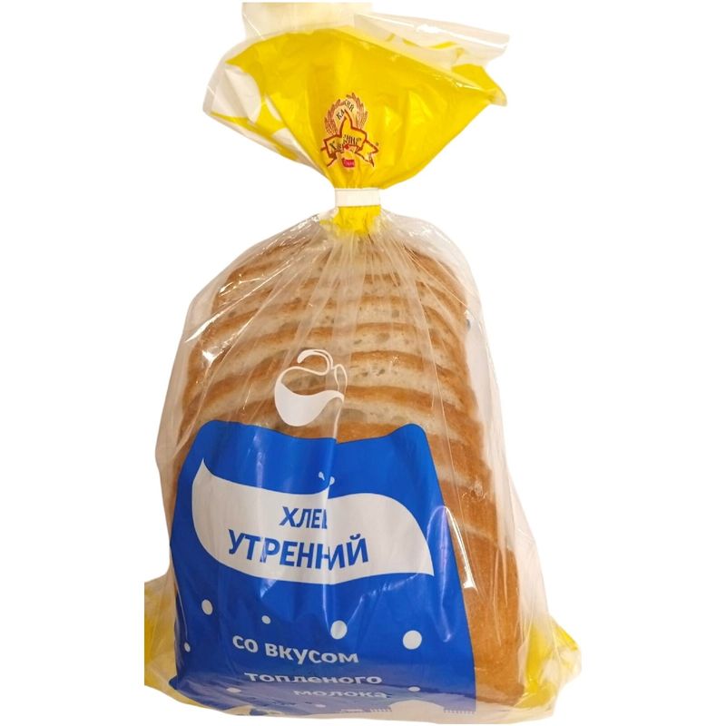 

Хлеб Калужский хлебокомбинат Утренний с топленым молоком в нарезке 450 г