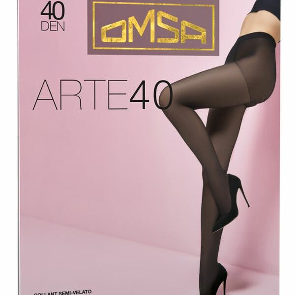 Колготки Omsa Arte 40 Daino бежевые 40 den р 4