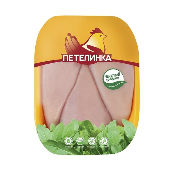 Филе куриное Петелинка без кожи охлажденное вес