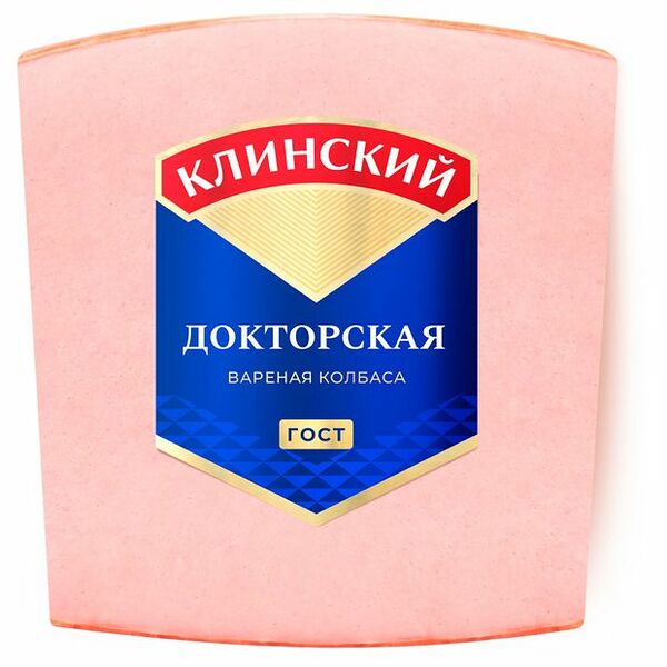 Колбаса варёная Докторская Клинский ГОСТ, вес