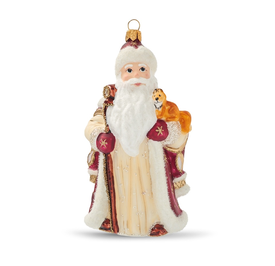 

Набор елочных игрушек Irena Традиции Дед Мороз и Снегурочка 2 шт.