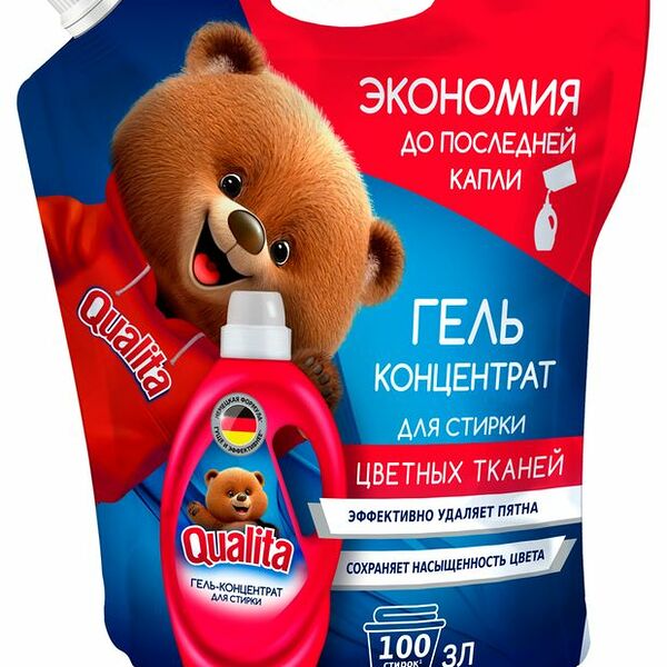 Гель для стирки Qualita цветного белья, 3 л