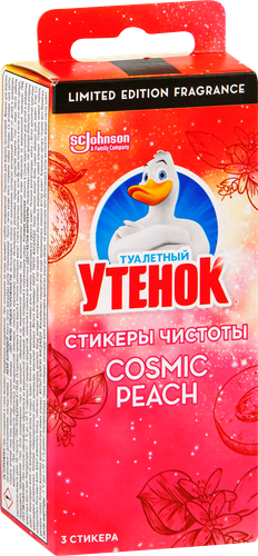 

Средство для очистки унитаза Туалетный утенок Cosmic Peach 3 шт