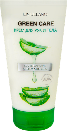 Крем для рук и тела Liv Delano SOS-увлажнение с гелем алоэ вера 150 г
