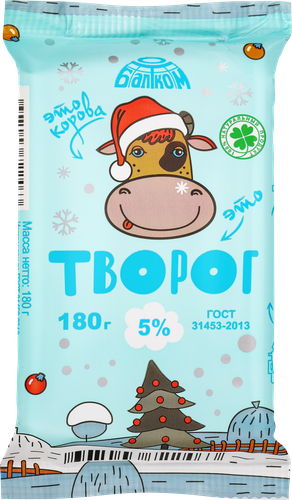 

Творог Балтком 5% 180 г