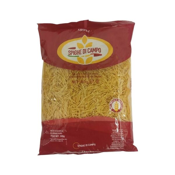 Макаронные изделия Вермишель Spighe Di Campo грА тв сорт пшеницы 500г