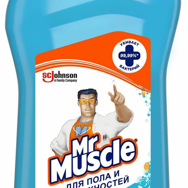 Средство для мытья полов Mr. Muscle универсальное После дождя, 500 мл