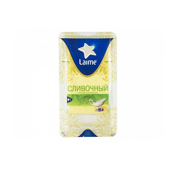 Сыр Сливочный Laime 50%, нарезка