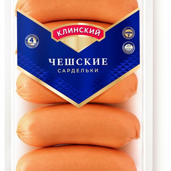 Сардельки Клинский Мясокомбинат Чешские вареные 450 г